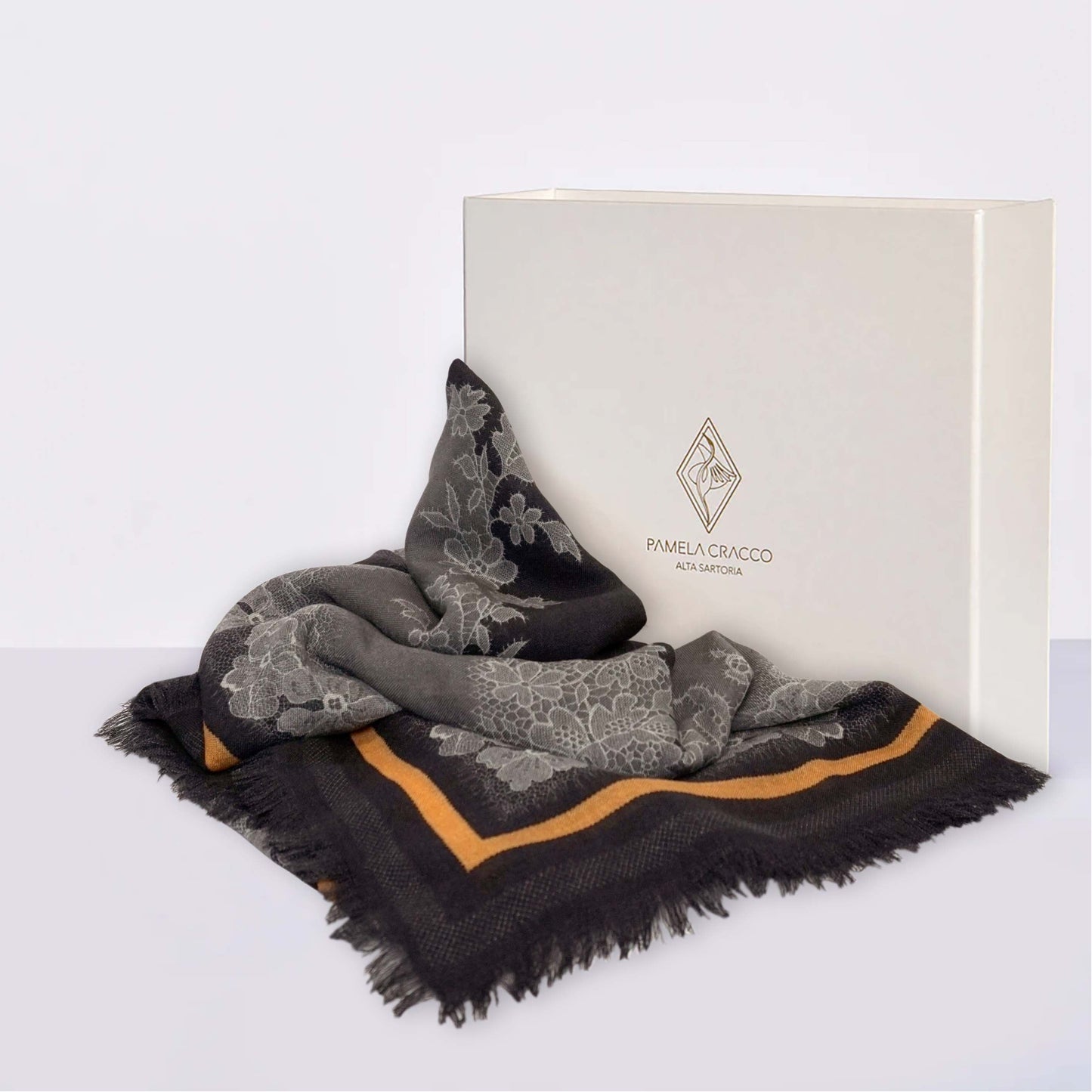 AMOR FATI PIZZO CASHMERE & SETA (Tortora)