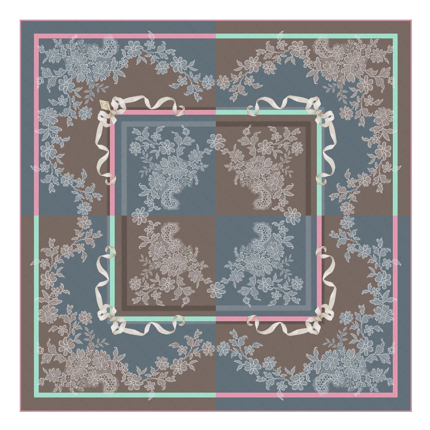 AMOR FATI FLOWERS – シルクスカーフ