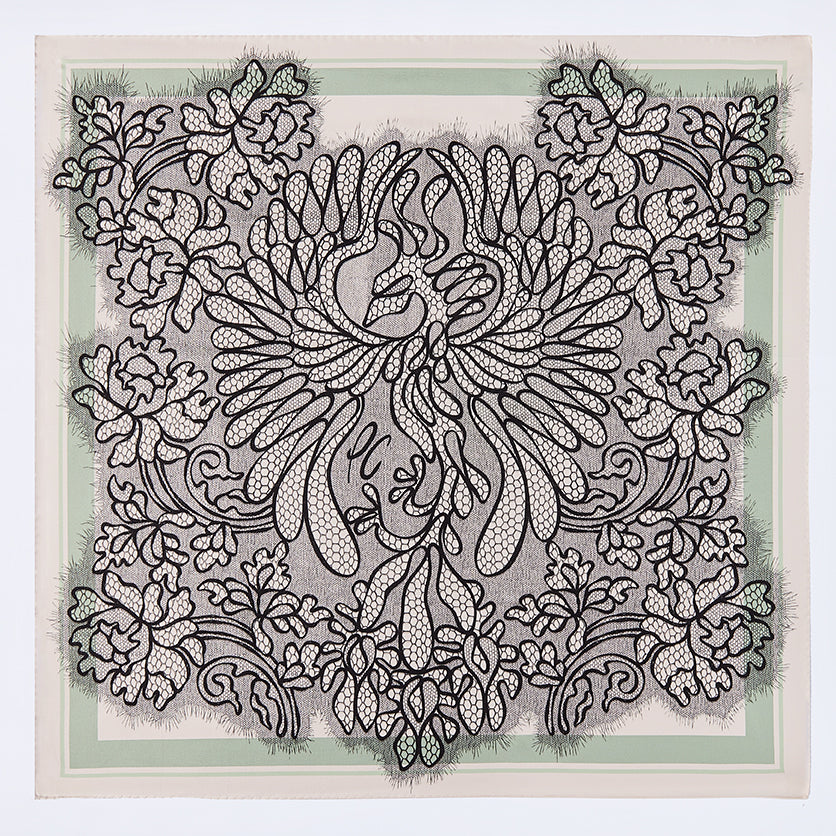AMOR FATI - シルクスカーフ 90×90cm
