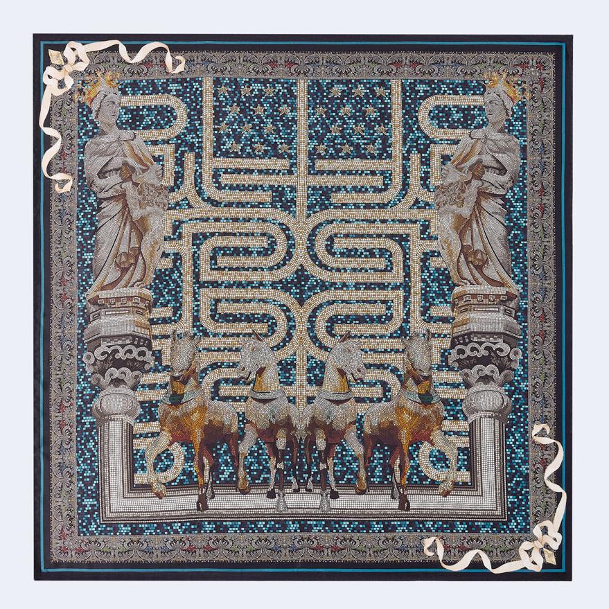 VENEZIA - Foulard di seta (90x90cm)