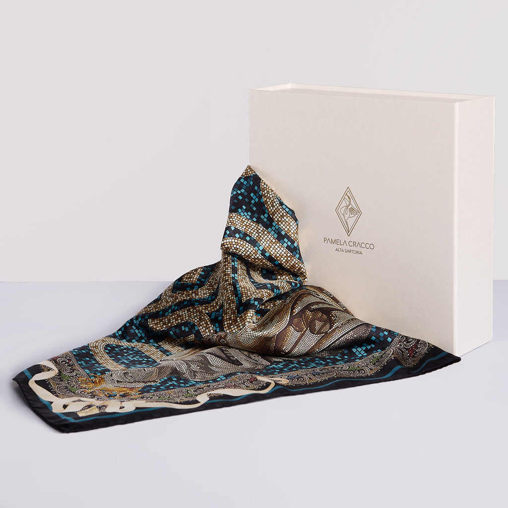 VENEZIA - Foulard di seta (90x90cm)