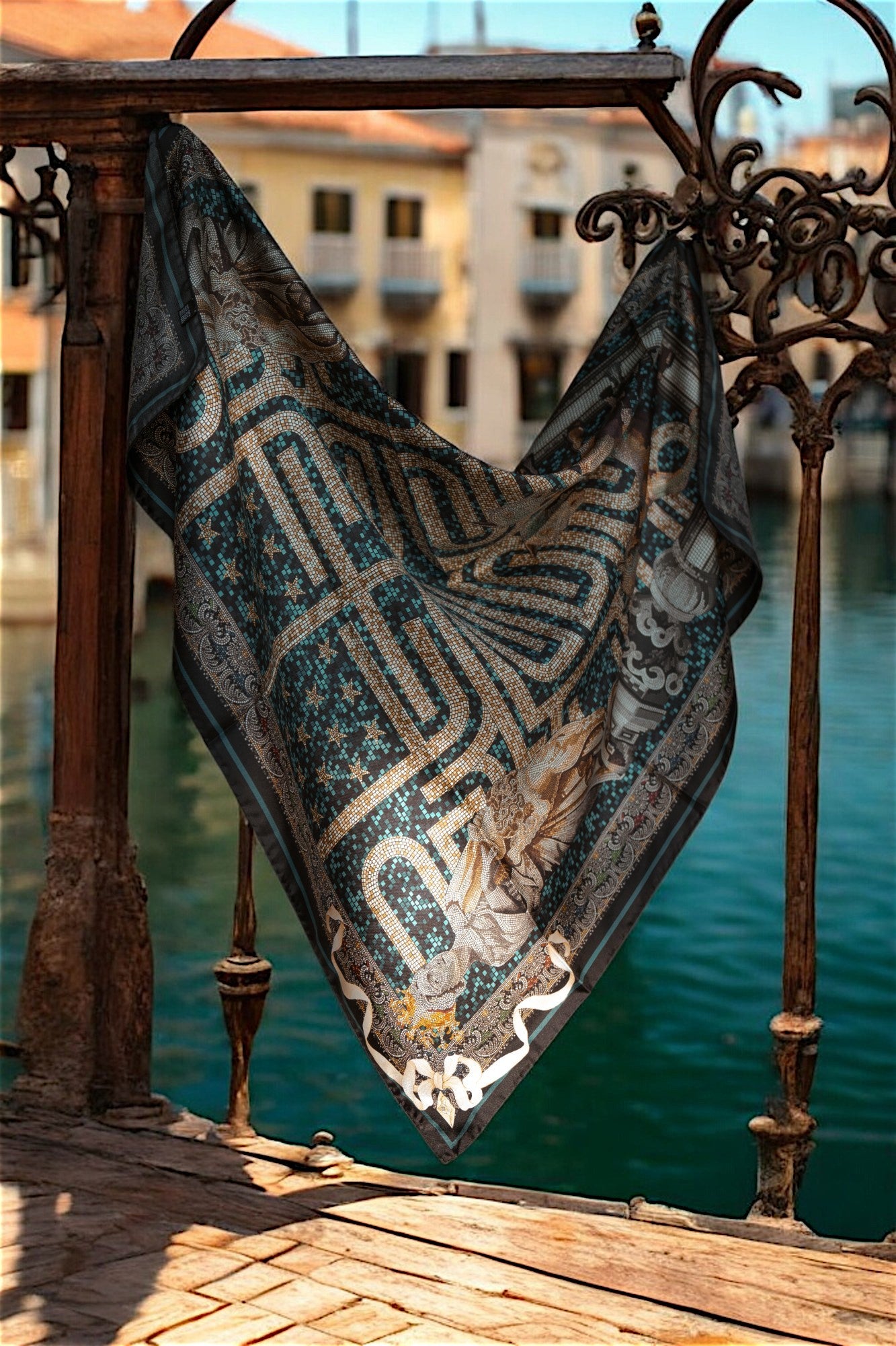 VENEZIA - Italian Silk Scarf Limited Edition · Made in Italy