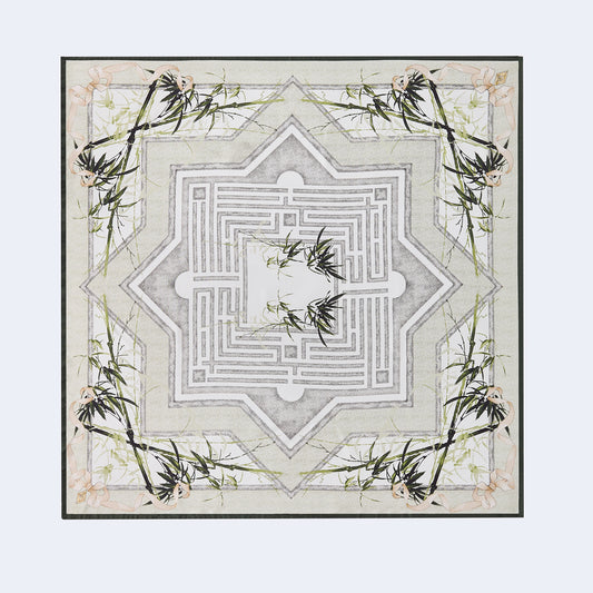 LABYRINTHUM Parma - Silk Scarf 90x90