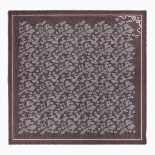 AMOR FATI Leopard Shawl (Brown)